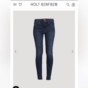 NWT MOTHER DENIM The Looker Teaming Up (blue) 28
HOLT RENFREW $356